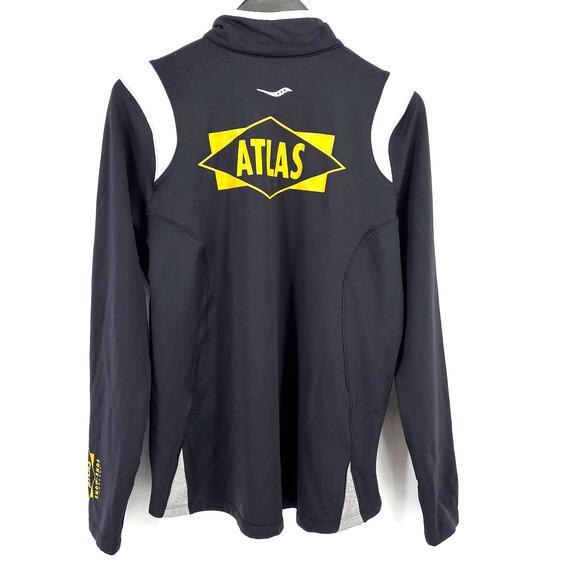 Saucony Atlas Snow Shoe Promo Pullover Shirt With Flashlight Mens Size XL Black - Picture 6 of 10